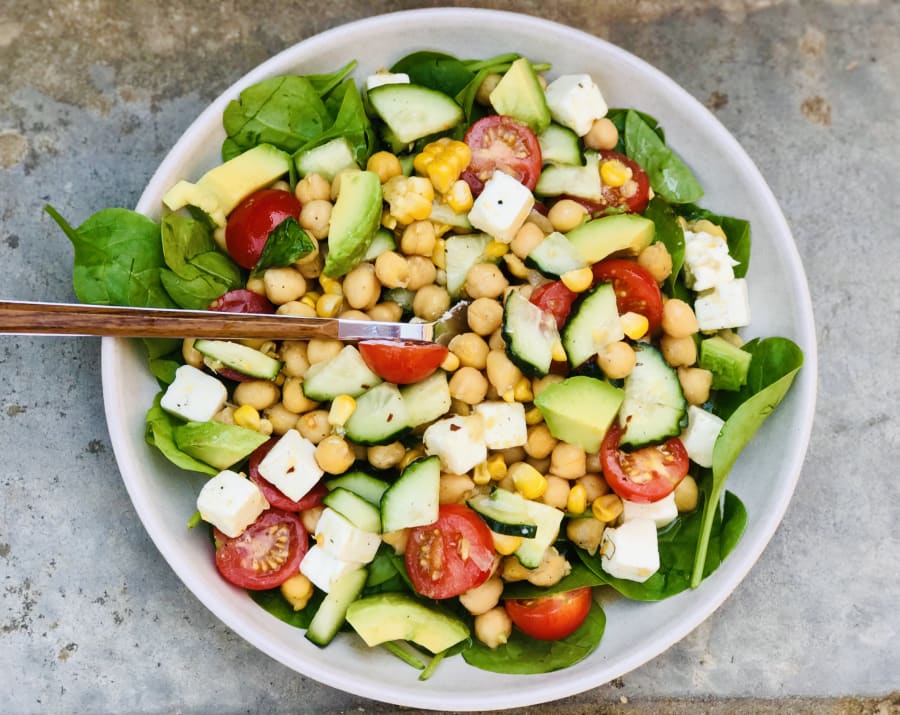 Ensalada de garbanzos